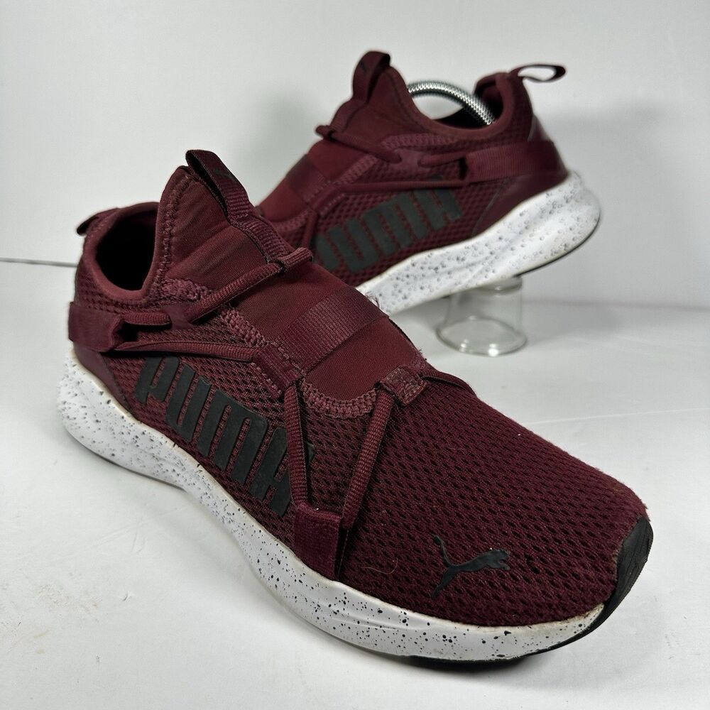 Puma Softride Enzo NXT Men's Running Shoes - Burgundy/White (376855-01) 10.5